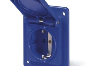 Контакт шуко Scame 16А IP54 за панелен монтаж/вграждане в индустриално табло